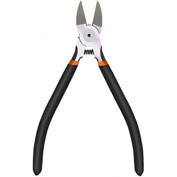 Wire Cutter Precision Side Cutter 6 Inch Cutting Pliers Spring-loaded Wire Snips Flush Cutters Diagonal Cutting Pliers for Cut Wires