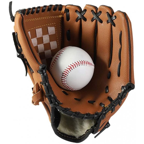 Baseball Gloves, Kids Teens Youth Durable Leather ...