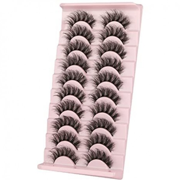       3D Effect Fake Eyelashes 10 Pairs Pack