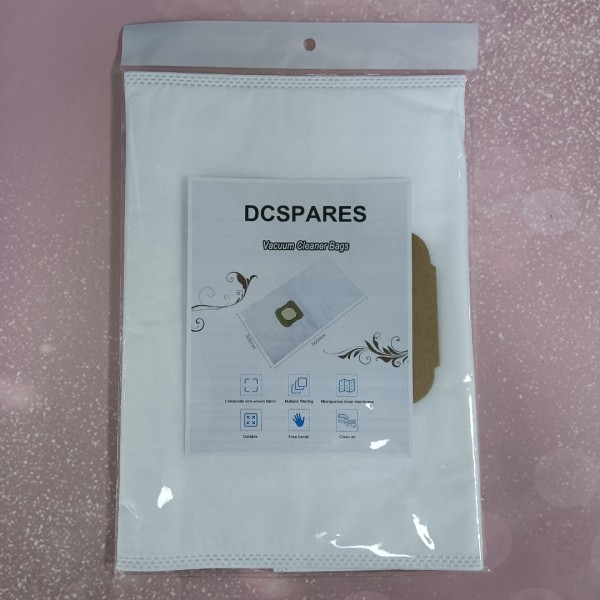 DCSPARES Dust filters and bags for vacuum cleaners Replacement Micro Filtration Vacuum Cleaner Dust Bags