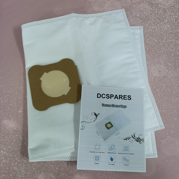 DCSPARES Dust filters and bags for vacuum cleaners Replacement Micro Filtration Vacuum Cleaner Dust Bags