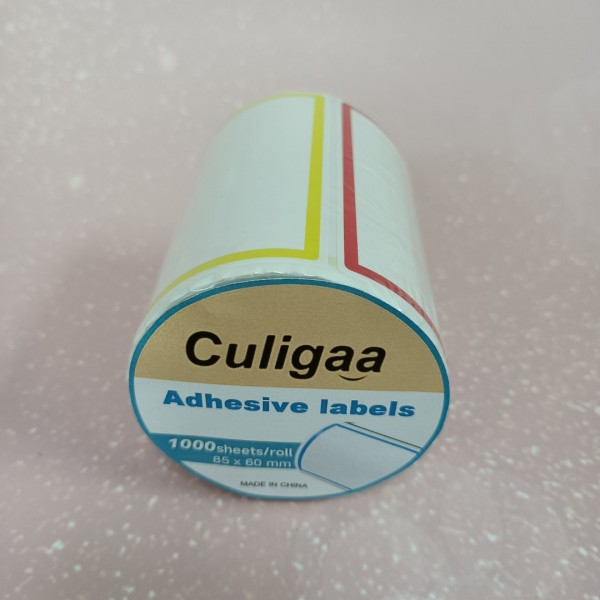 Culigaa Adhesive labels Colorful Plain Name Tag St...