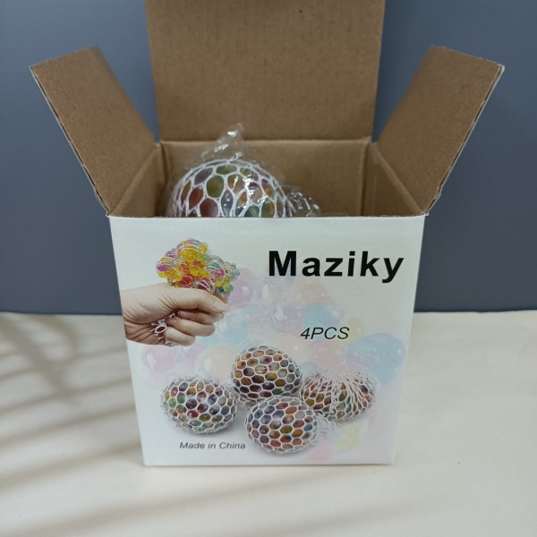 Maziky Fidget toys Mesh Balls - Squishy Fidget Balls Stress Reliever Party Favors