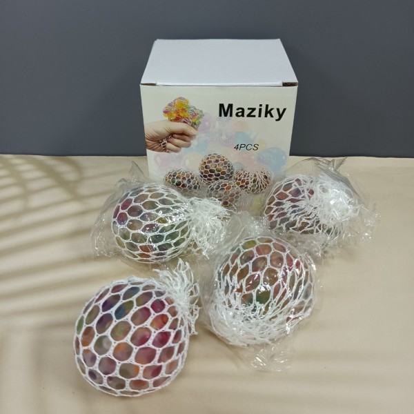 Maziky Fidget toys Mesh Balls - Squishy Fidget Balls Stress Reliever Party Favors