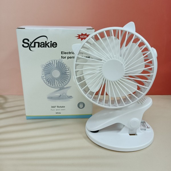 Sunakie Electric fans for personal use USB Desk Fan, 4 Inch Table Fans, Mini Clip on Fan