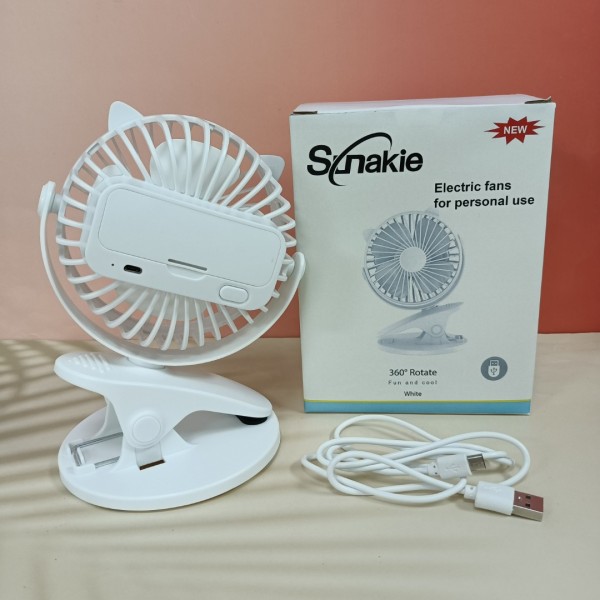 Sunakie Electric fans for personal use USB Desk Fan, 4 Inch Table Fans, Mini Clip on Fan