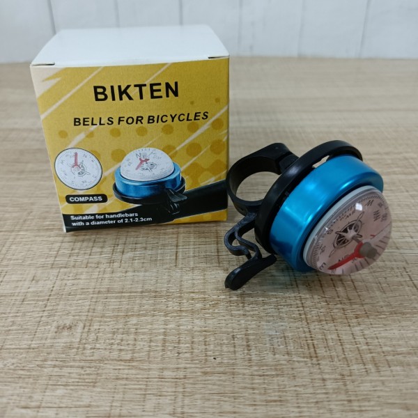 BIKTEN Bells for bicycles Metal Bike Bell Ring Compass Cycling Alarm Warning Ring