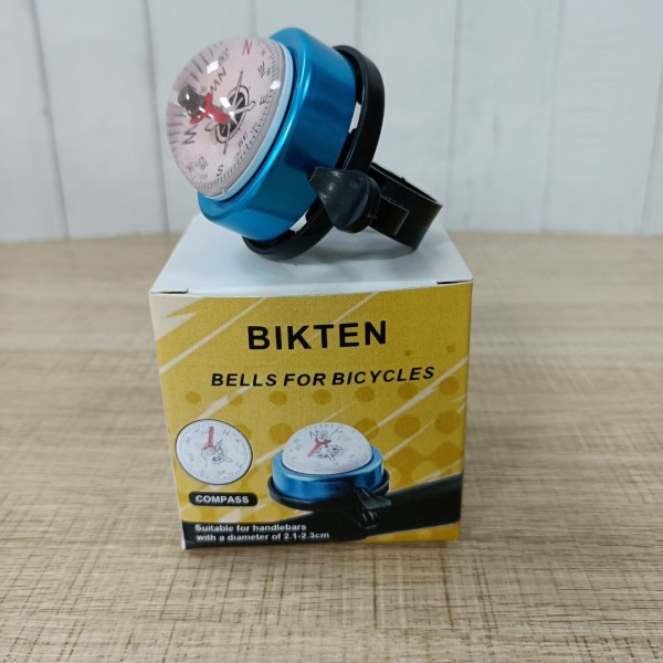 BIKTEN Bells for bicycles Metal Bike Bell Ring Compass Cycling Alarm Warning Ring