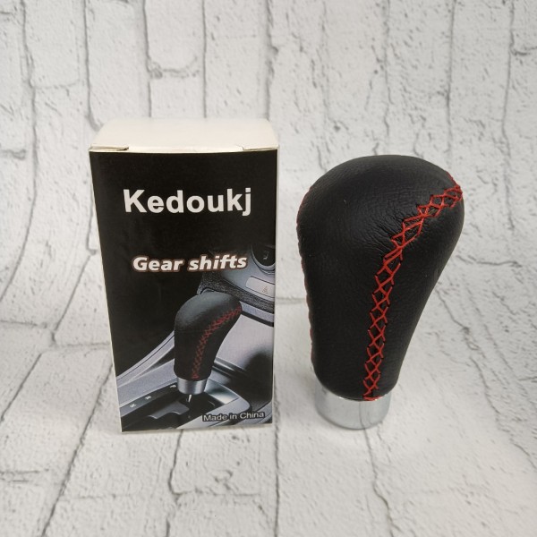 Kedoukj Gear shifts Auto Car Leather Gear Shift Knob Cover for Jeep Cherokee Compass Renegade Accessories