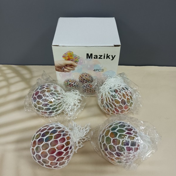 Maziky Fidget toys Mesh Balls - Squishy Fidget Balls Stress Reliever Party Favors